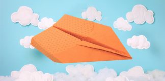 How to make a paper airplane easy and fast - 00