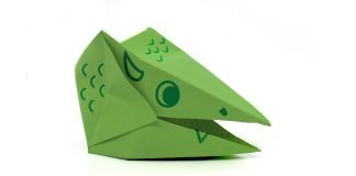 How to make an Origami Dragons Head - Thumbnail