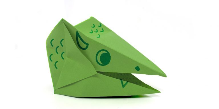 Learn to fold a 3D Origami Dragon’s Head | Step-by-Step Instructions
