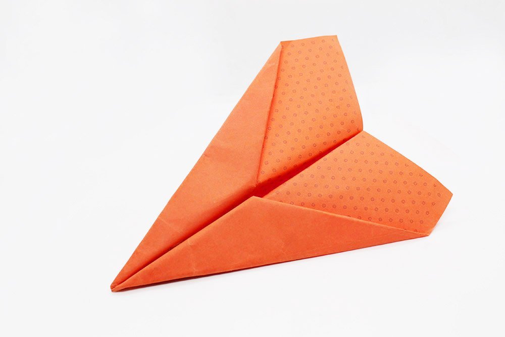 Long distance paper airplane - kite flyer -13