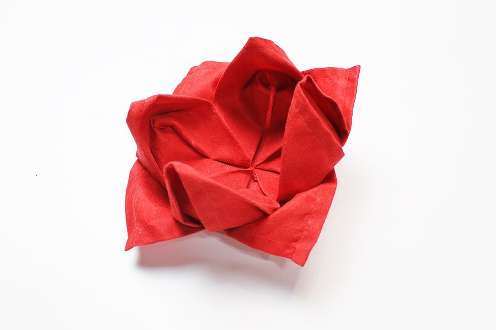 Napkin Folding Rose-19