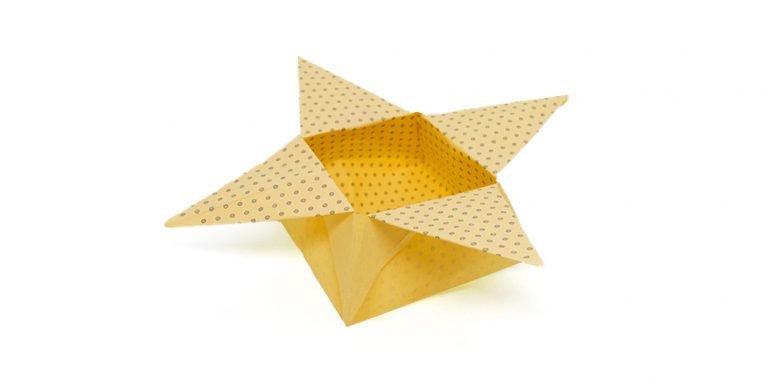 How to Make an Origami Star Box in Easy Step by Step Instructions