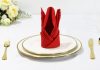 Rosebud Napkin Folding - Thumbnail