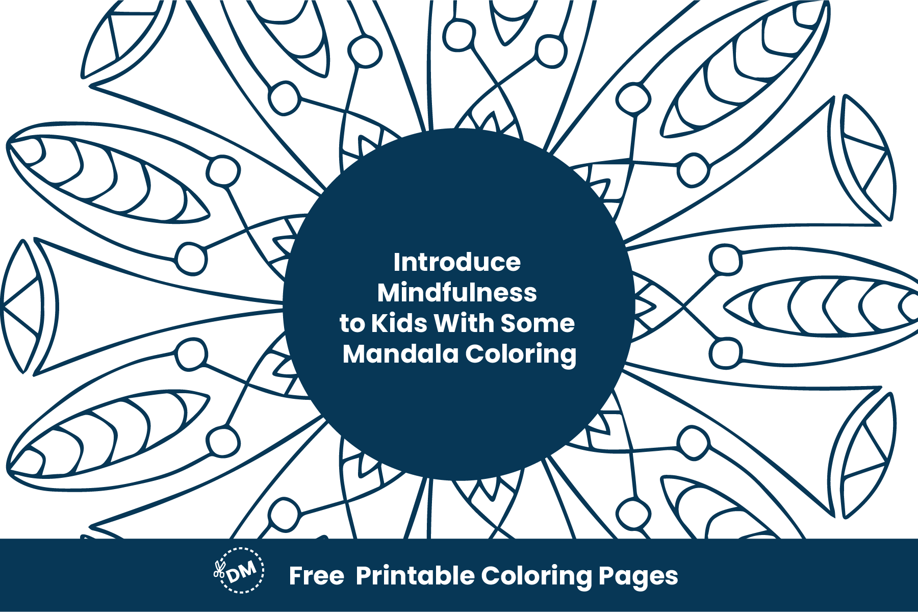 Free PDF Printable Mandala Coloring Pages for Kids - diy-magazine.com