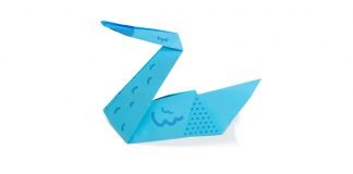 Origami Swan Easy - Thumbnail