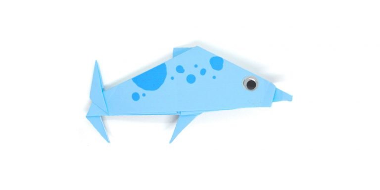 How to Make an Origami Dolphin Step-by-Step Instruction