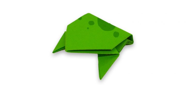 How to Fold a Jumping Origami Frog That You Can Play
