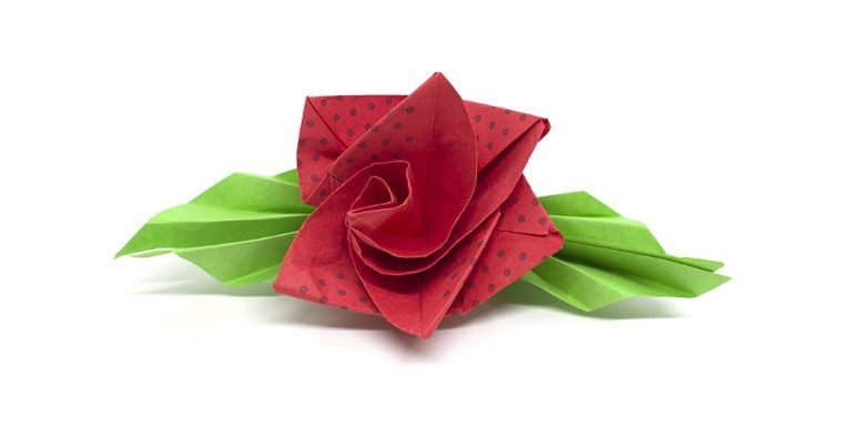 Learn How to Make an Elegant 3D Origami Rose from Scratch