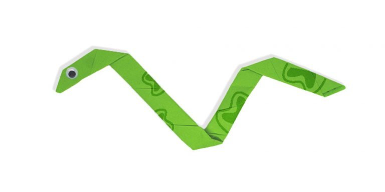 How to Make a Quick and Easy Origami Snake That Kids Can Make