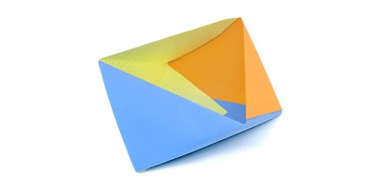 Make an Origami Triangle Box Easily