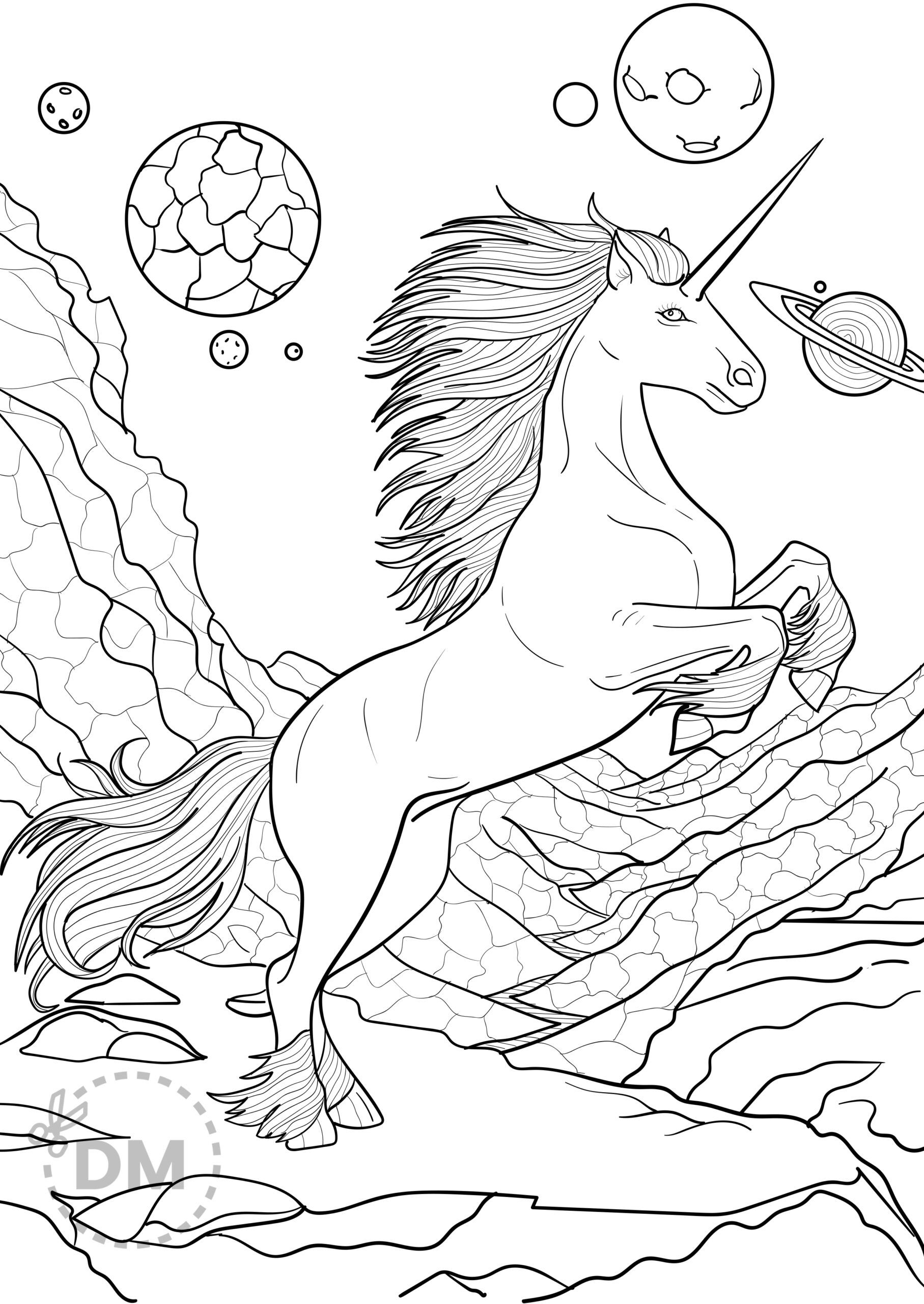 Unicorn-coloring-Page-for-adults-thumbnail