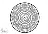 Adult Coloring Mandala Printable Sheet For Free adult-coloring-mandala-- thumbnail
