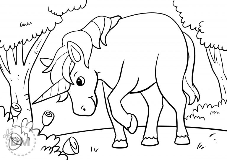 Cute Unicorn Coloring Sheet Cute Unicorn Coloring Sheet