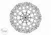 Easy Mandala Coloring Page for Kids and Adults easy-mandala-coloring-page- thumbnail
