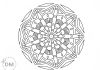 Free Printable Mandala Coloring Page free-printable-mandala- thumbnail