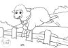 Printable Lamb Coloring Page for Kids lamb coloring page- thumbnail