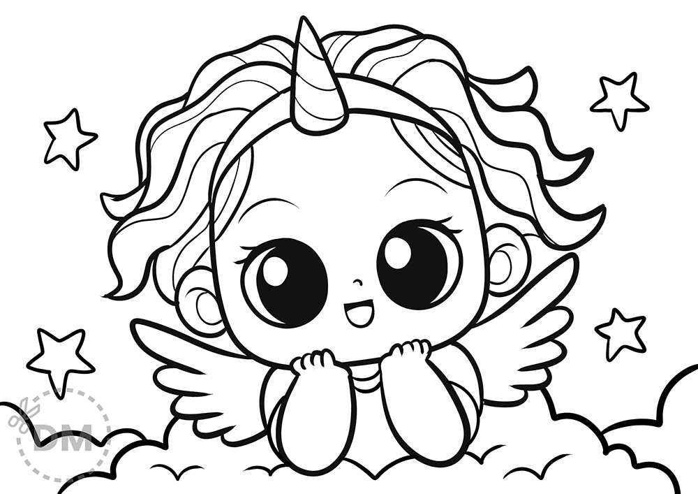 Printable LOL Doll Coloring Pages PDF - Coloringfolder.com  Baby coloring  pages, Unicorn coloring pages, Coloring pages