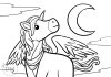 magical unicorn coloring pages - thumbnail ver 1
