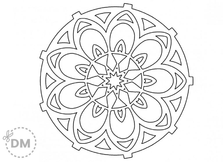 Mandala Coloring for Kids | Free Printable Page
