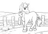 Pony Coloring Page for Kids pony coloring page for kids- thumbnail
