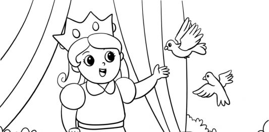 Printable Princess Coloring Pages PDF - diy-magazine.com