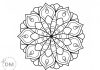 Simple Mandala Coloring Page for Kids and Adults simple-mandala-coloring-page- thumbnail