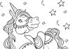 Small Unicorn Coloring Page To Color For Fun and Relaxation small-unicorn-coloring-page