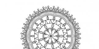 tribal-mandala-coloring-page - thumbnail