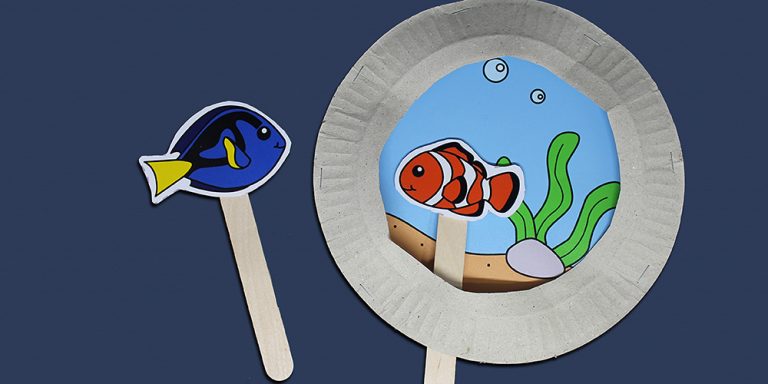Paper Plate Fish Bowl | A Cool Idea with Free a Printable!