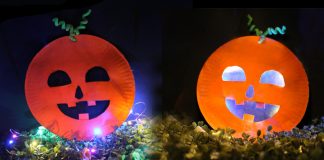 How to Make a Paper Plate Pumpkin - Featured Image