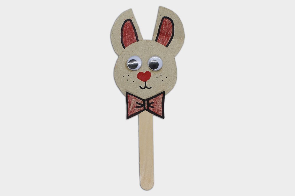How to Make a Paper Plate Rabbit -Finish A
