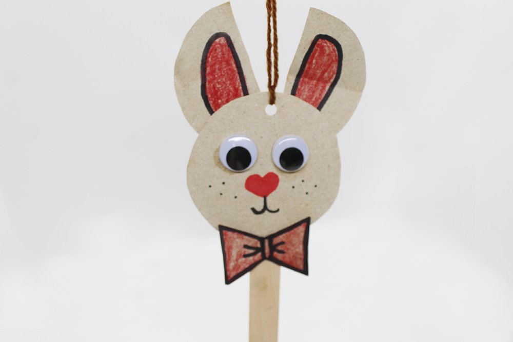 How to Make a Paper Plate Rabbit -Finish B