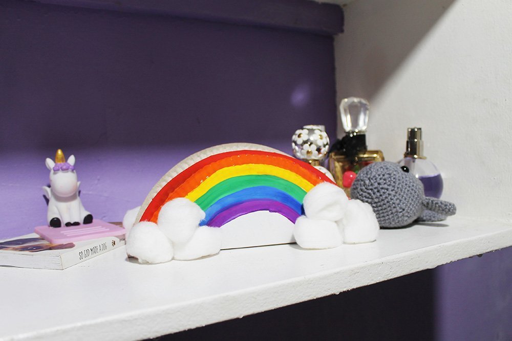 How to Make a Paper Plate Rainbow - Sample