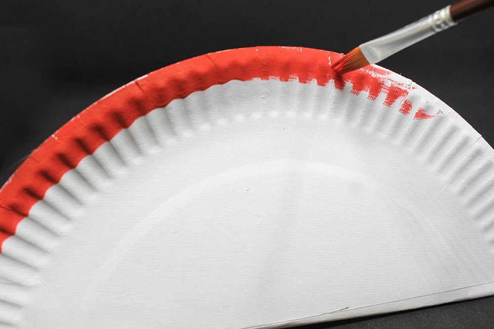 How to Make a Paper Plate Rainbow - Step 9