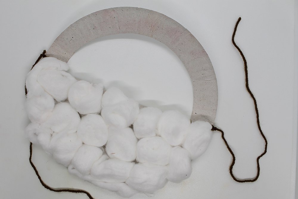 How to Make a Paper Plate Santa - Step 14