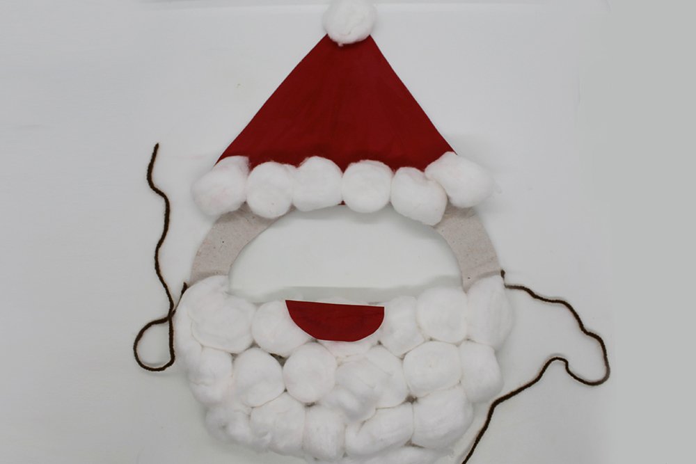 How to Make a Paper Plate Santa - Step 24