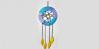 How to make a Paper Plate Dream Catcher - Featured Image