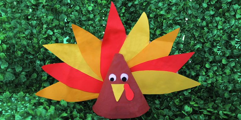 Paper Plate Turkey Thanksgiving Craft