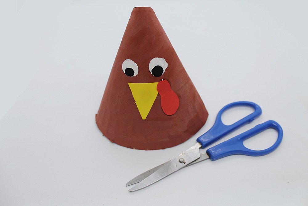 How to make a Paper Plate Turkey - Step 33