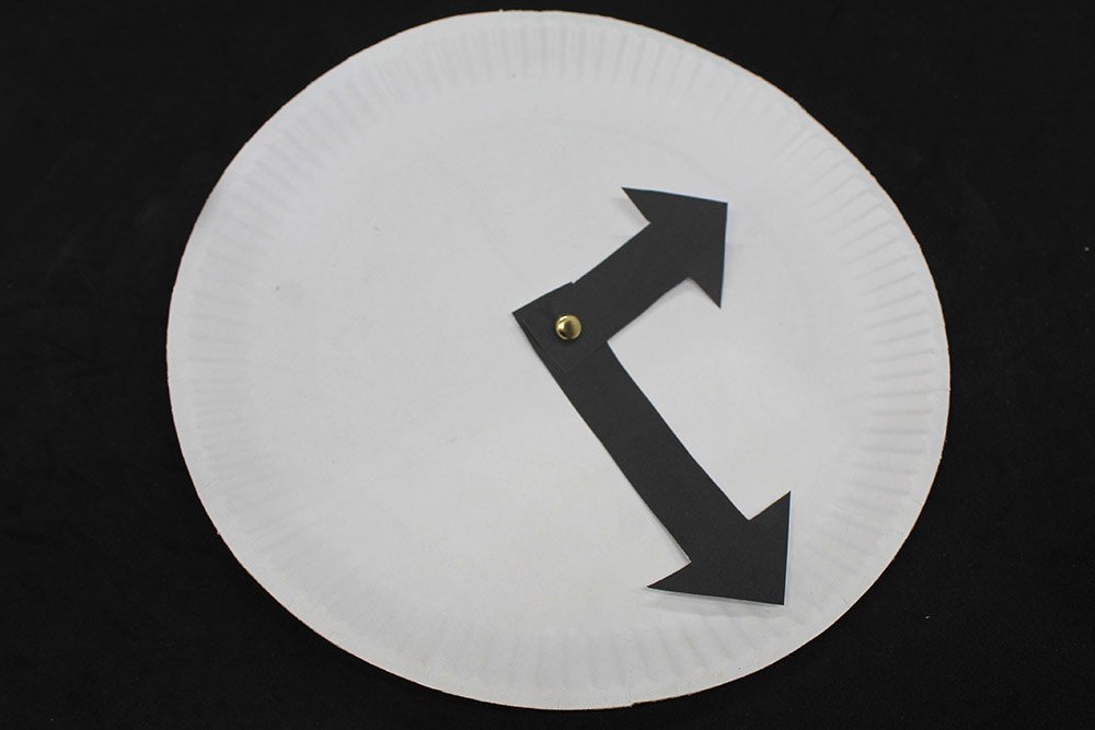 How to Make a Paper Plate Clock - Step 12