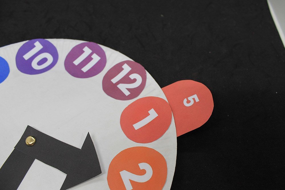 How to Make a Paper Plate Clock - Step 24