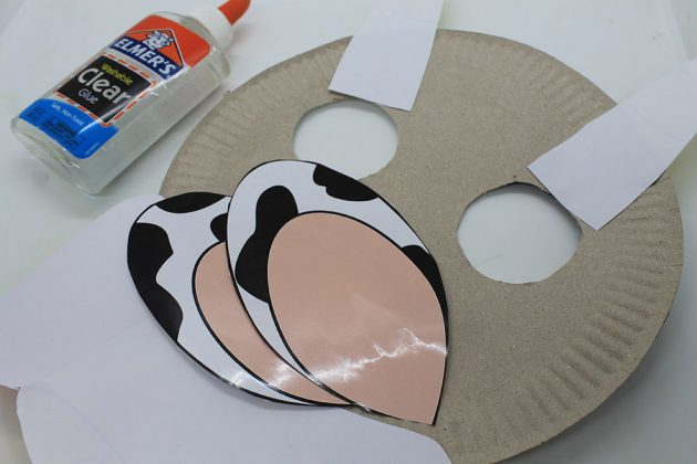 Cute Paper Plate Cow Mask | Free Printable Sheet - diy-magazine.com