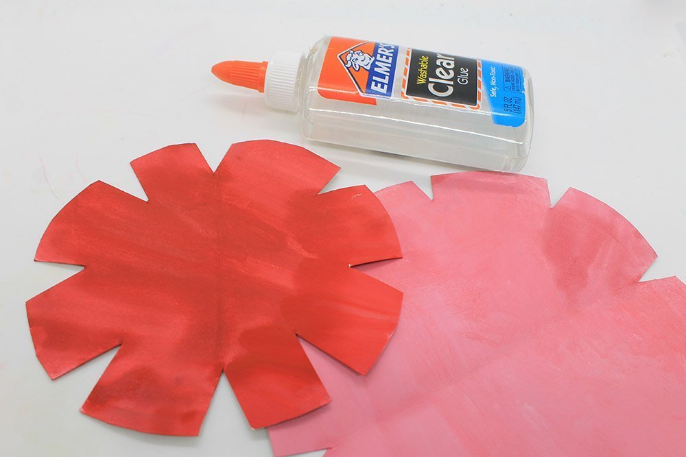 How to Make a Paper Plate Flower - Step 15