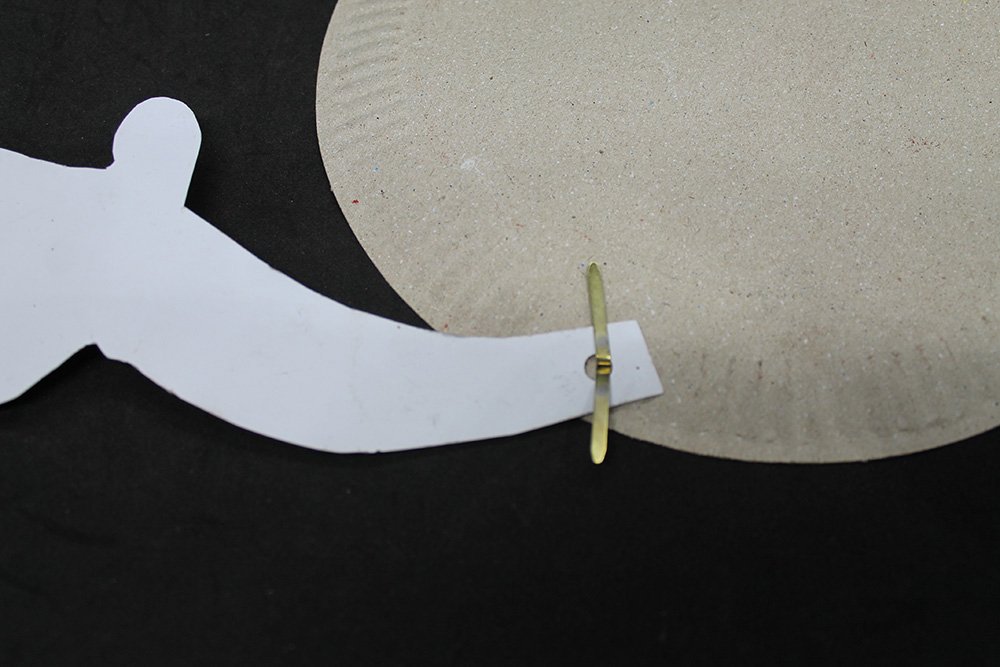 How to Make a Paper Plate Monkey - Step 22
