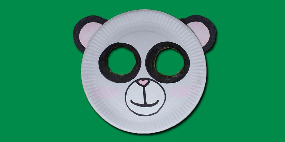 ➥ Make a Lovely Paper Plate Panda Bear Mask | Fun Kids Craft