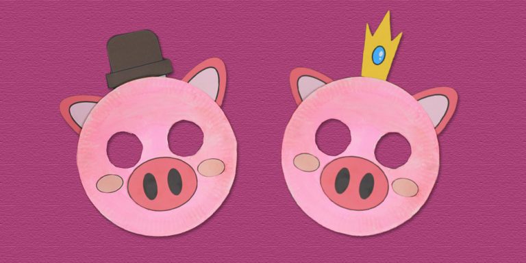DIY Paper Plate Pig Craft with Free Printable