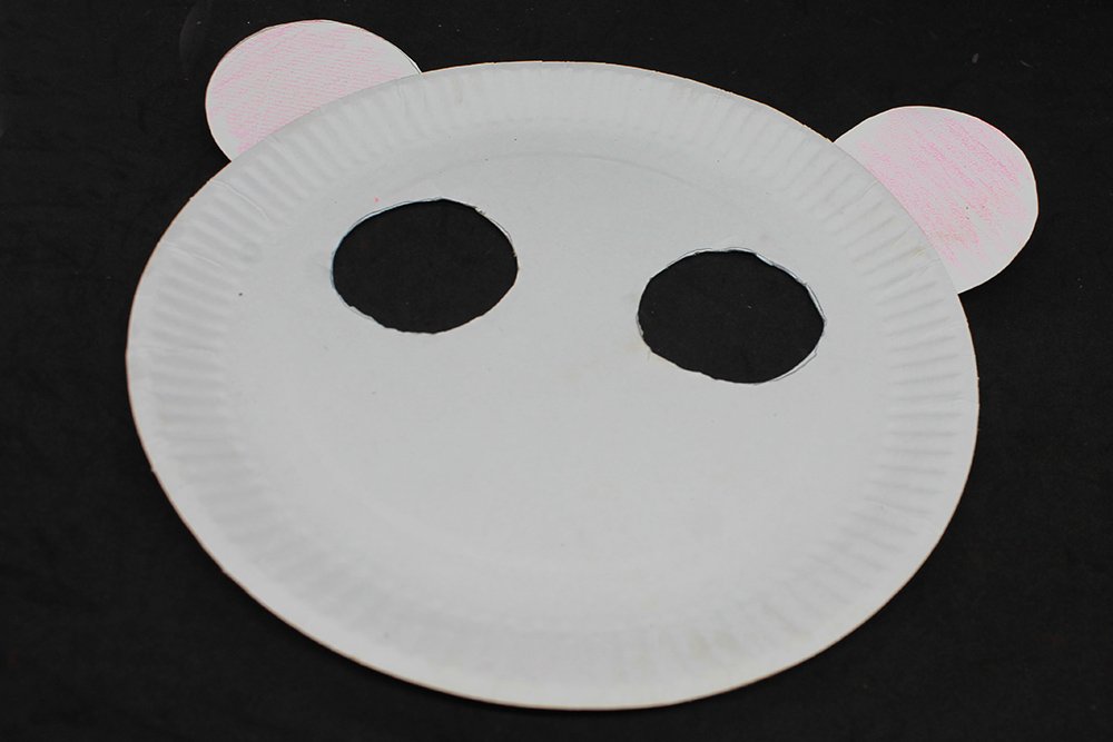 How to Make a Paper Plate Polar Bear - Step 21