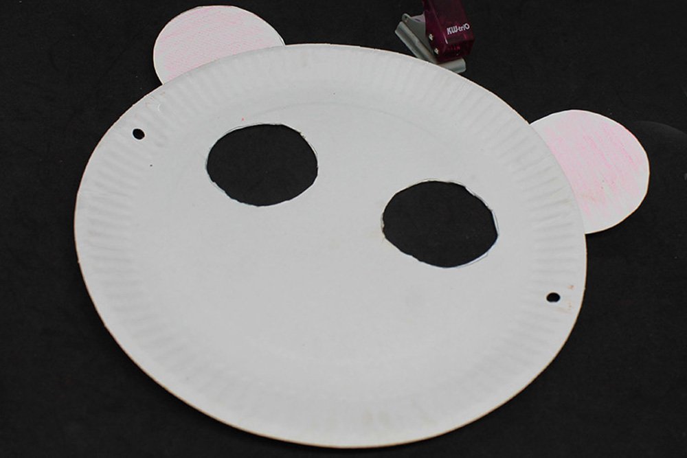 How to Make a Paper Plate Polar Bear - Step 24