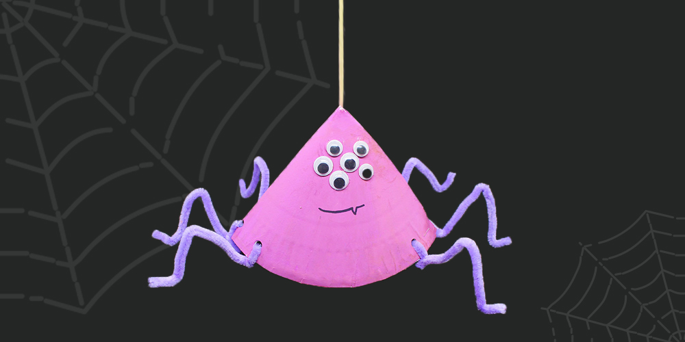 How to Make a Paper Plate Spider - Featured Image