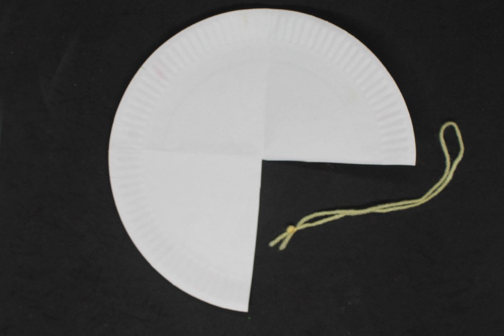 How to Make a Paper Plate Spider - Step 4